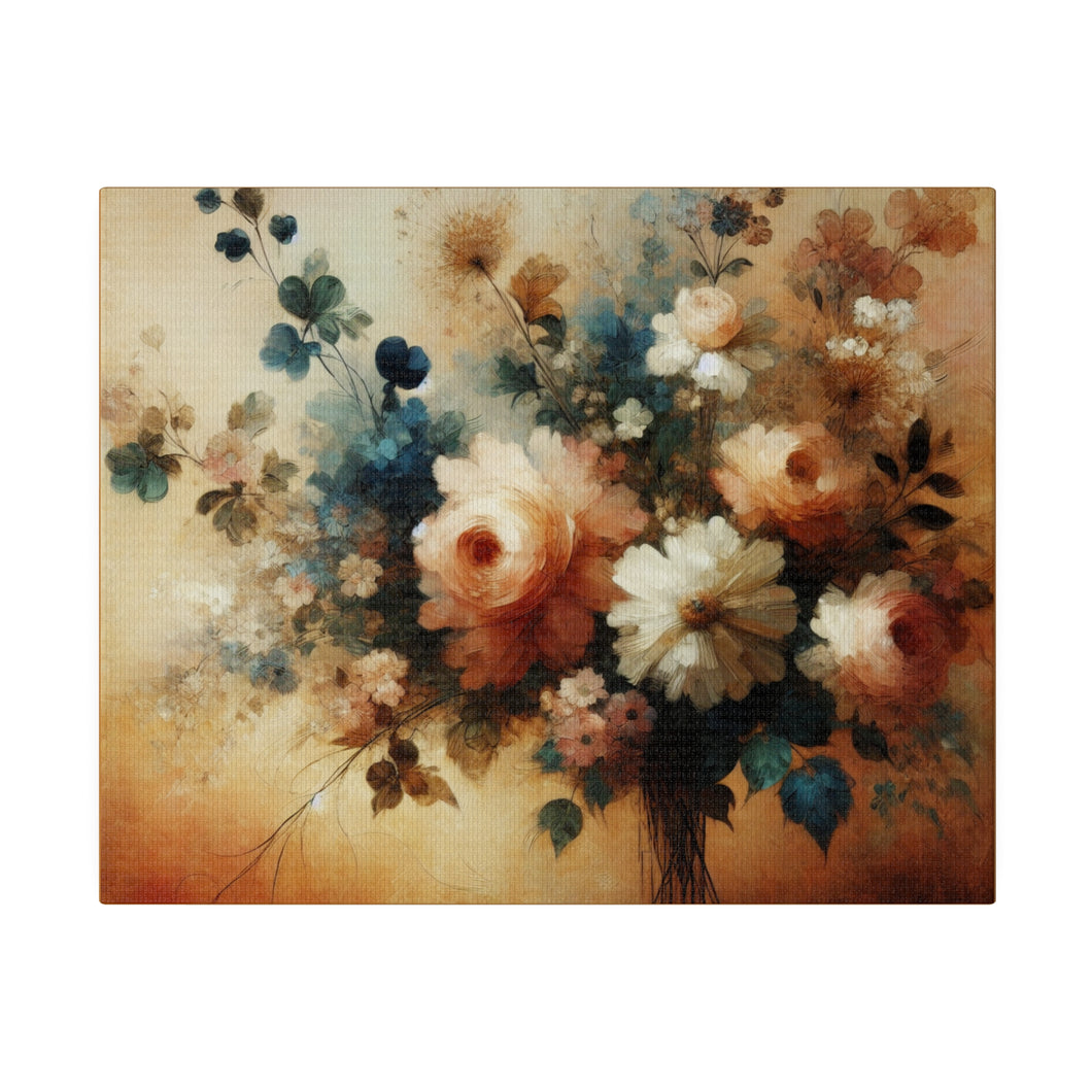 Beautiful Floral Matte Canvas