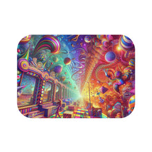 Load image into Gallery viewer, Colorful Whimsical Bath Mat
