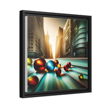 Load image into Gallery viewer, Marbles Matte Canvas, Black Frame

