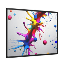 Load image into Gallery viewer, Unique Colorful Art Matte Canvas, Black Frame

