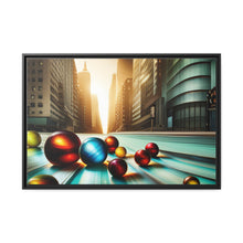 Load image into Gallery viewer, Marbles Matte Canvas, Black Frame
