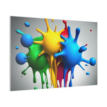 Load image into Gallery viewer, Colors Dripping Matte Canvas
