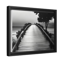 Load image into Gallery viewer, Bridge Matte Canvas, Black Frame
