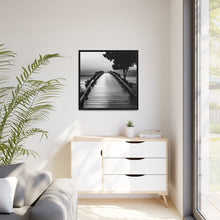 Load image into Gallery viewer, Bridge Matte Canvas, Black Frame
