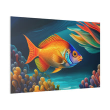 Load image into Gallery viewer, Colorful Fish Matte Canvas, Stretched, 0.75&quot;
