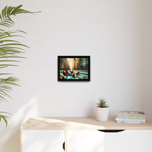 Load image into Gallery viewer, Marbles Matte Canvas, Black Frame

