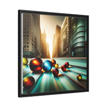 Load image into Gallery viewer, Marbles Matte Canvas, Black Frame
