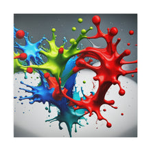 Load image into Gallery viewer, Splash colors Matte Canvas, Stretched
