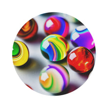 Load image into Gallery viewer, Marbles polyester chenille round rug
