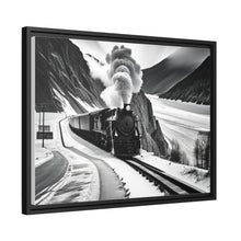 Load image into Gallery viewer, Train Matte Canvas, Black Frame
