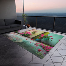 Load image into Gallery viewer, Floral Outdoor Rug
