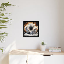 Load image into Gallery viewer, Unique Matte Canvas In Black Frame
