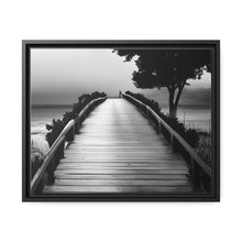 Load image into Gallery viewer, Bridge Matte Canvas, Black Frame
