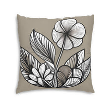 Load image into Gallery viewer, Floral Tufted Floor Pillow, Square
