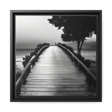 Load image into Gallery viewer, Bridge Matte Canvas, Black Frame
