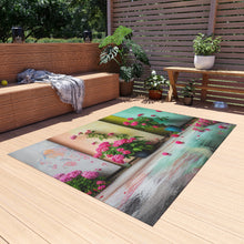 Load image into Gallery viewer, Floral Outdoor Rug
