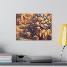 Load image into Gallery viewer, Floral Scene Matte Canvas
