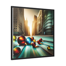 Load image into Gallery viewer, Marbles Matte Canvas, Black Frame
