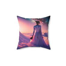 Load image into Gallery viewer, Pink Square Pillow

