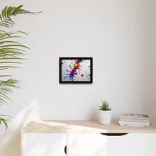 Load image into Gallery viewer, Unique Colorful Art Matte Canvas, Black Frame
