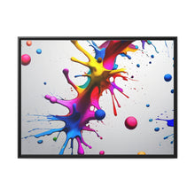 Load image into Gallery viewer, Unique Colorful Art Matte Canvas, Black Frame
