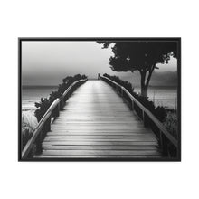 Load image into Gallery viewer, Bridge Matte Canvas, Black Frame
