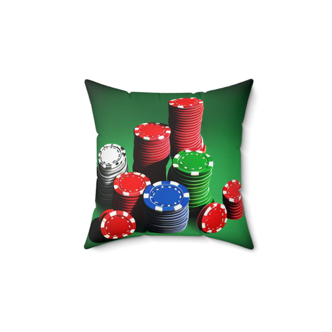 Casino Chips Pillow