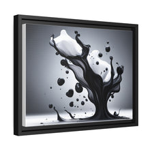 Load image into Gallery viewer, Black/White Matte Canvas, Black Frame
