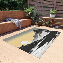 Load image into Gallery viewer, Cool Mountain Scene Outdoor Rug
