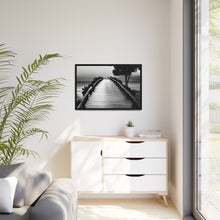 Load image into Gallery viewer, Bridge Matte Canvas, Black Frame
