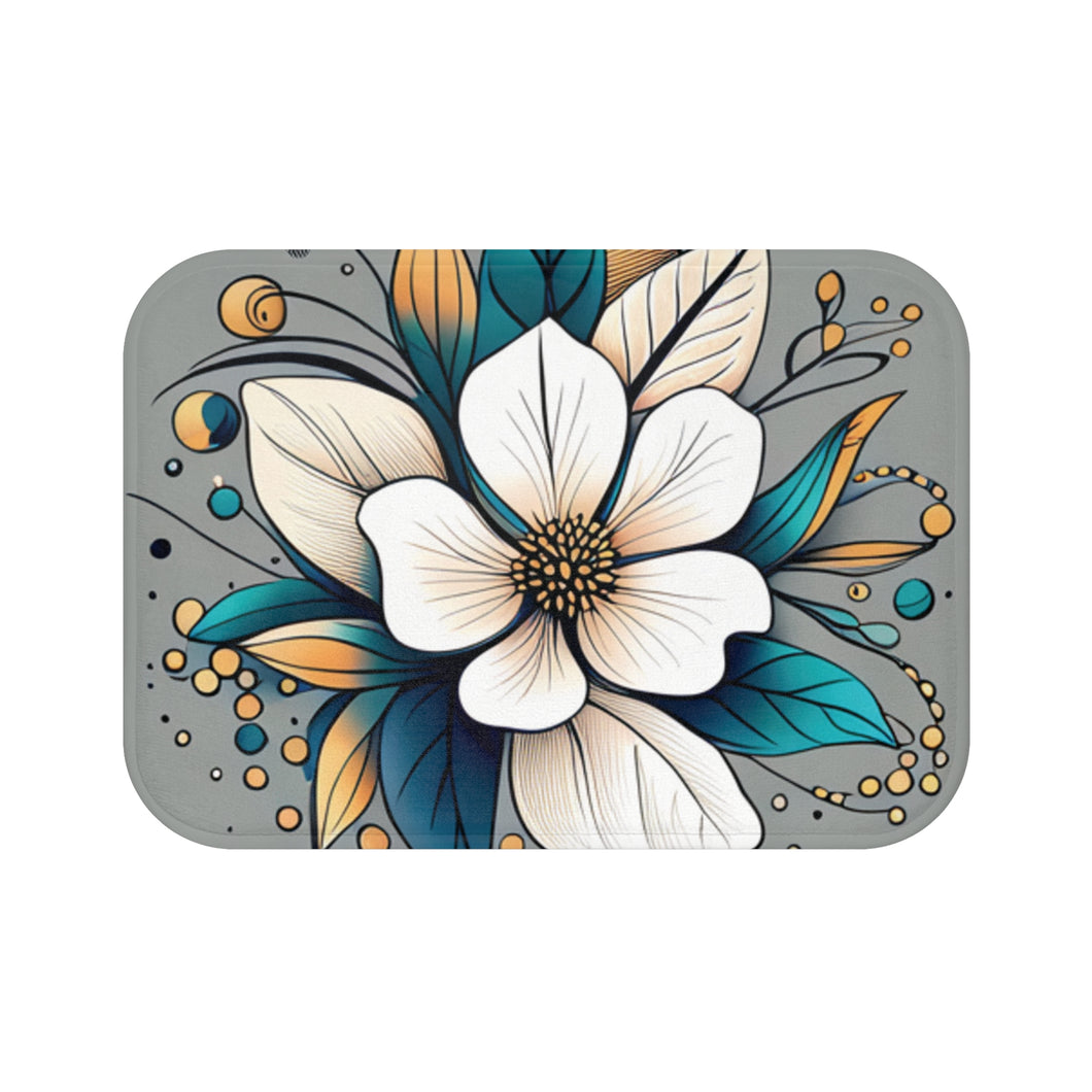 Floral Bath Mat