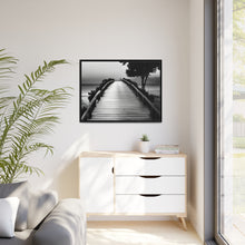 Load image into Gallery viewer, Bridge Matte Canvas, Black Frame
