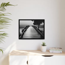 Load image into Gallery viewer, Bridge Matte Canvas, Black Frame
