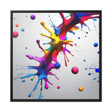 Load image into Gallery viewer, Unique Colorful Art Matte Canvas, Black Frame
