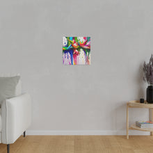 Load image into Gallery viewer, Dripping Art Matte Canvas, Stretched, 0.75&quot;
