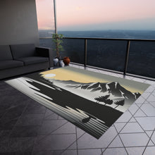 Load image into Gallery viewer, Cool Mountain Scene Outdoor Rug
