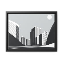 Load image into Gallery viewer, City Matte Canvas, Black Frame
