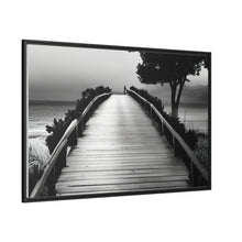 Load image into Gallery viewer, Bridge Matte Canvas, Black Frame
