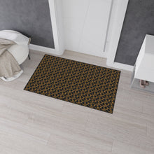 Load image into Gallery viewer, Black/Gold Heavy Duty Floor Mat
