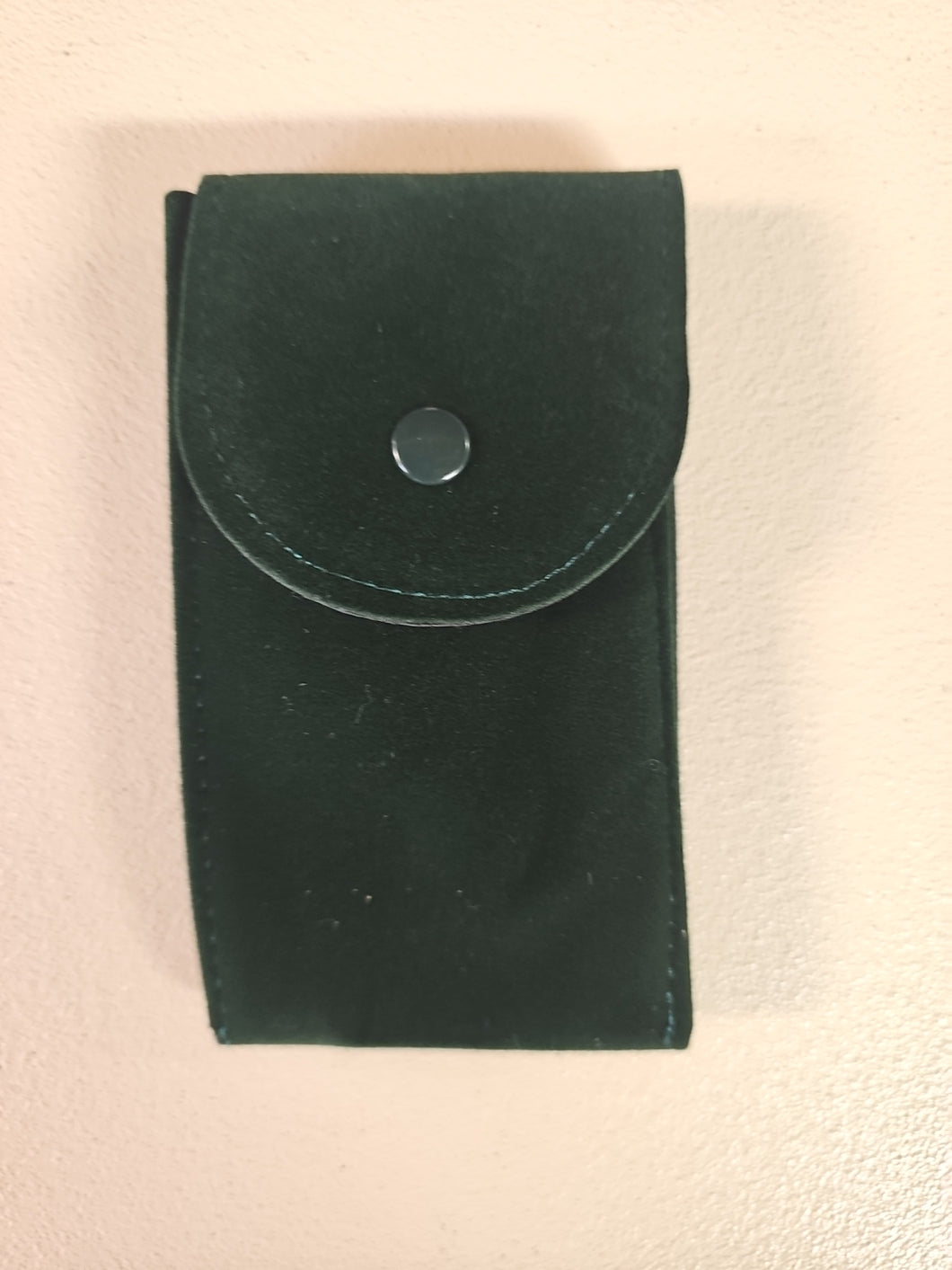 Suede leather watch pouch